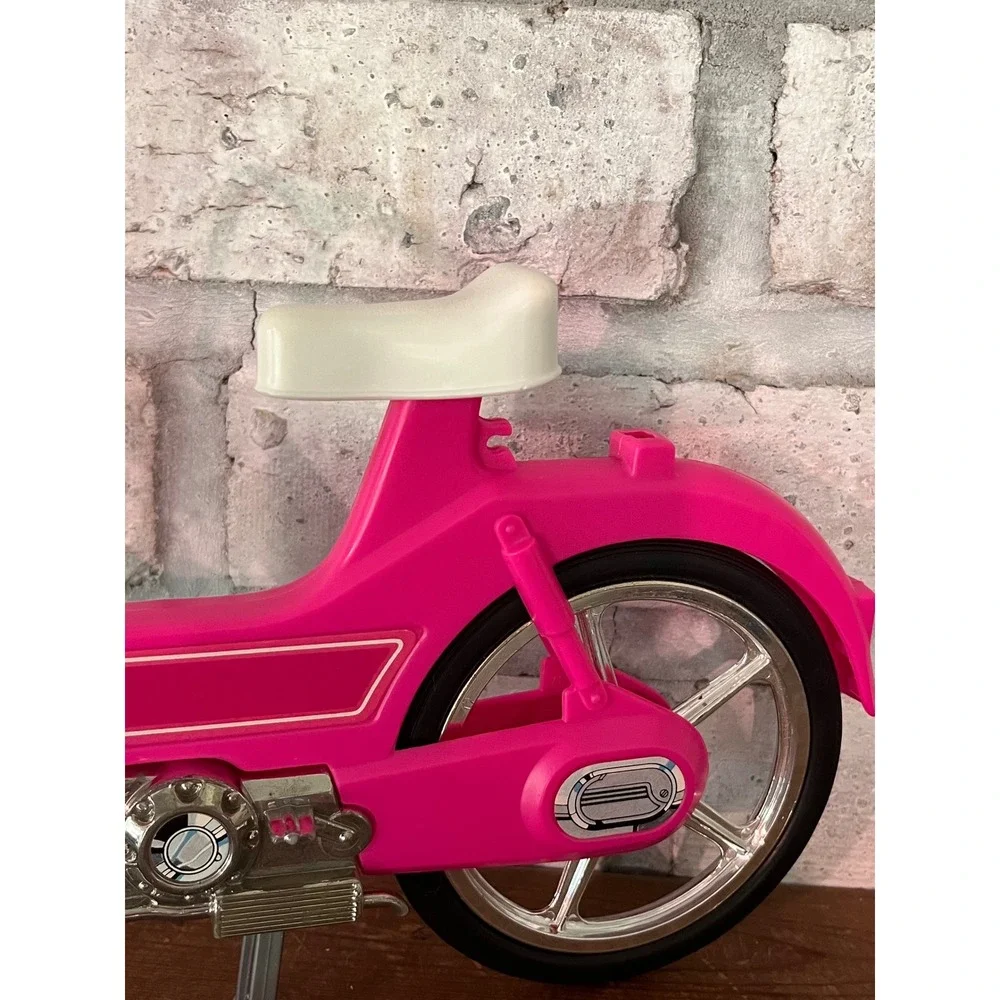 Vintage 1983 Mattel Barbie pink moped scooter